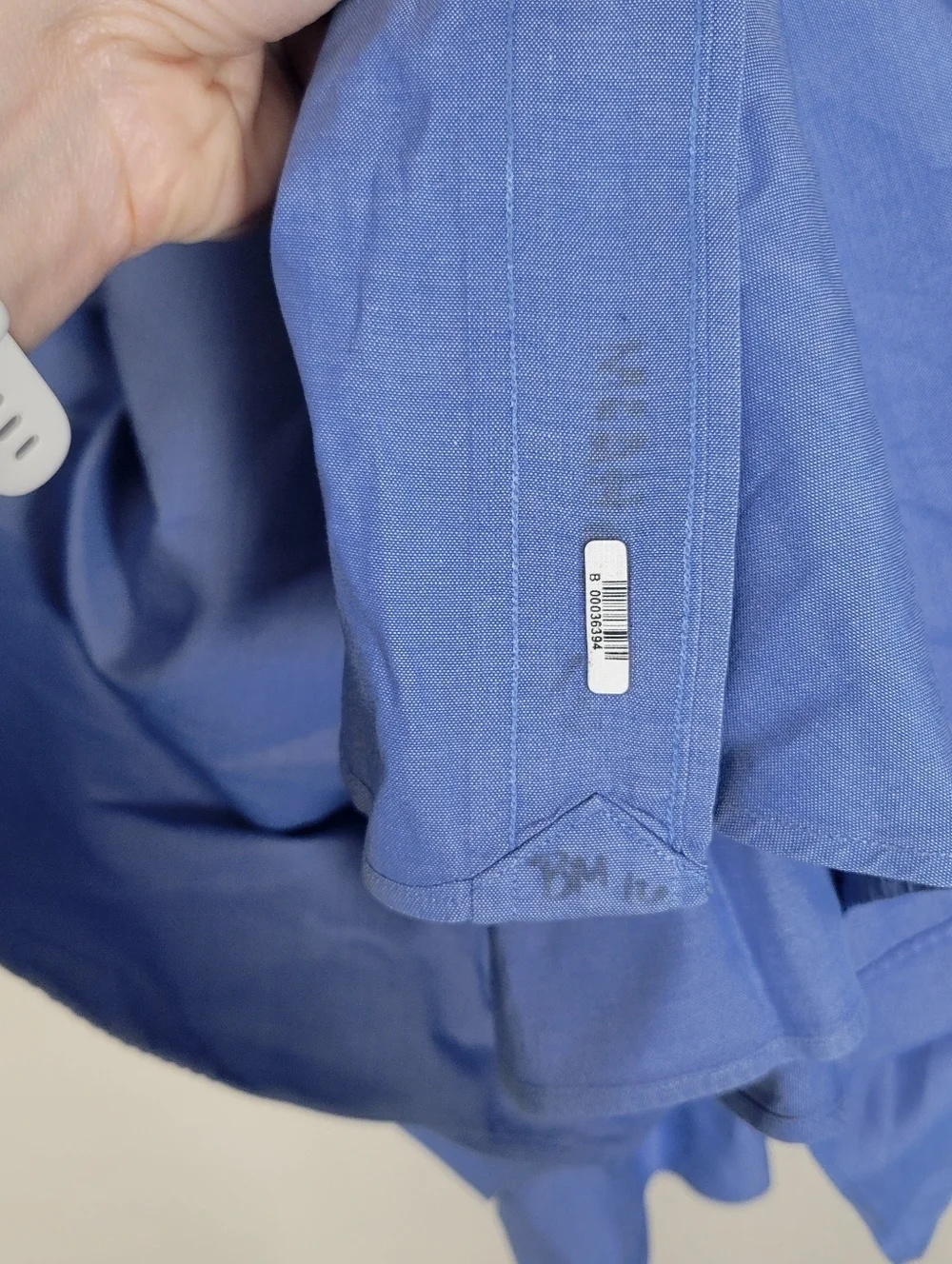 Polo Ralph Lauren Short Sleeve Button Shirt Mens 17-34 Blue Logo Yarmouth